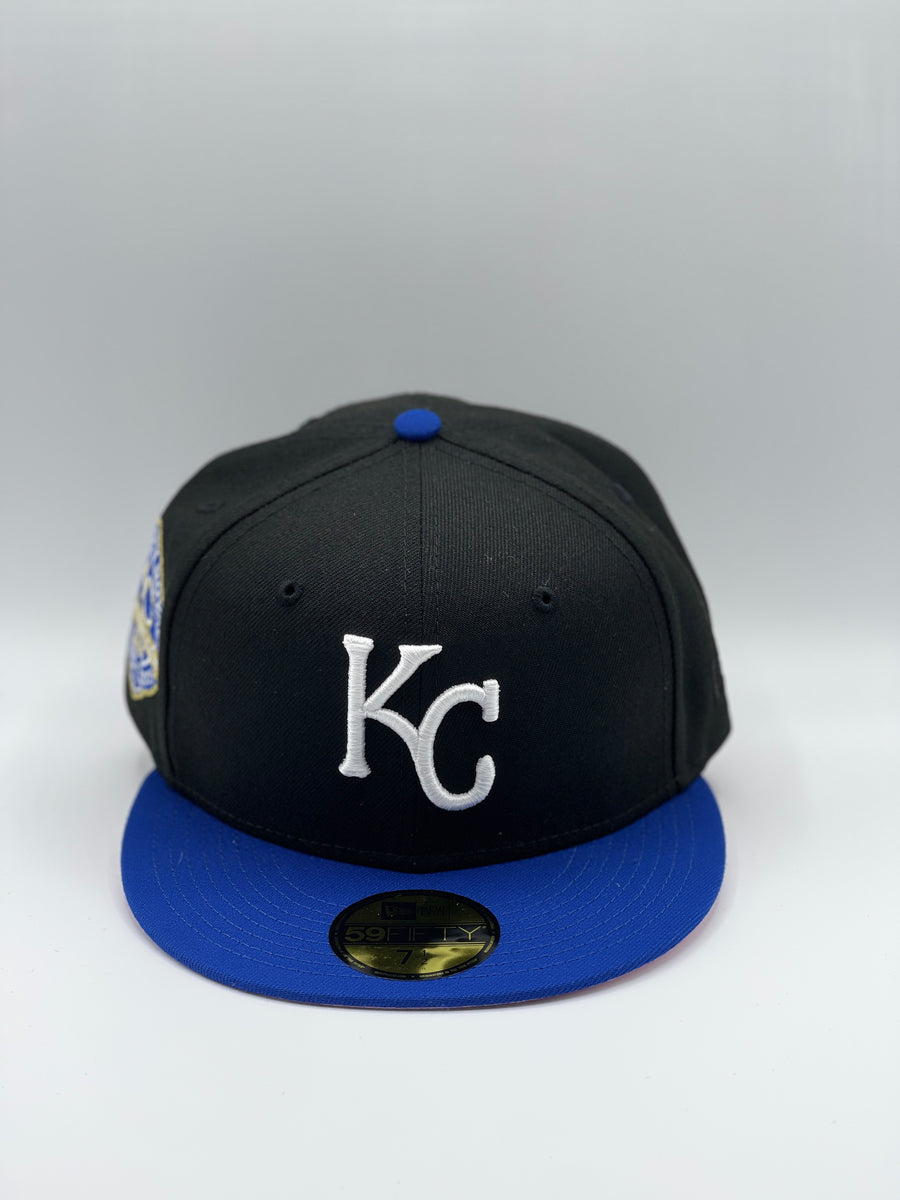 Kansas City Royals Cotton Candy Pack 40th Anniversary Patch Baby Pink UV  59FIFTY Fitted Hat