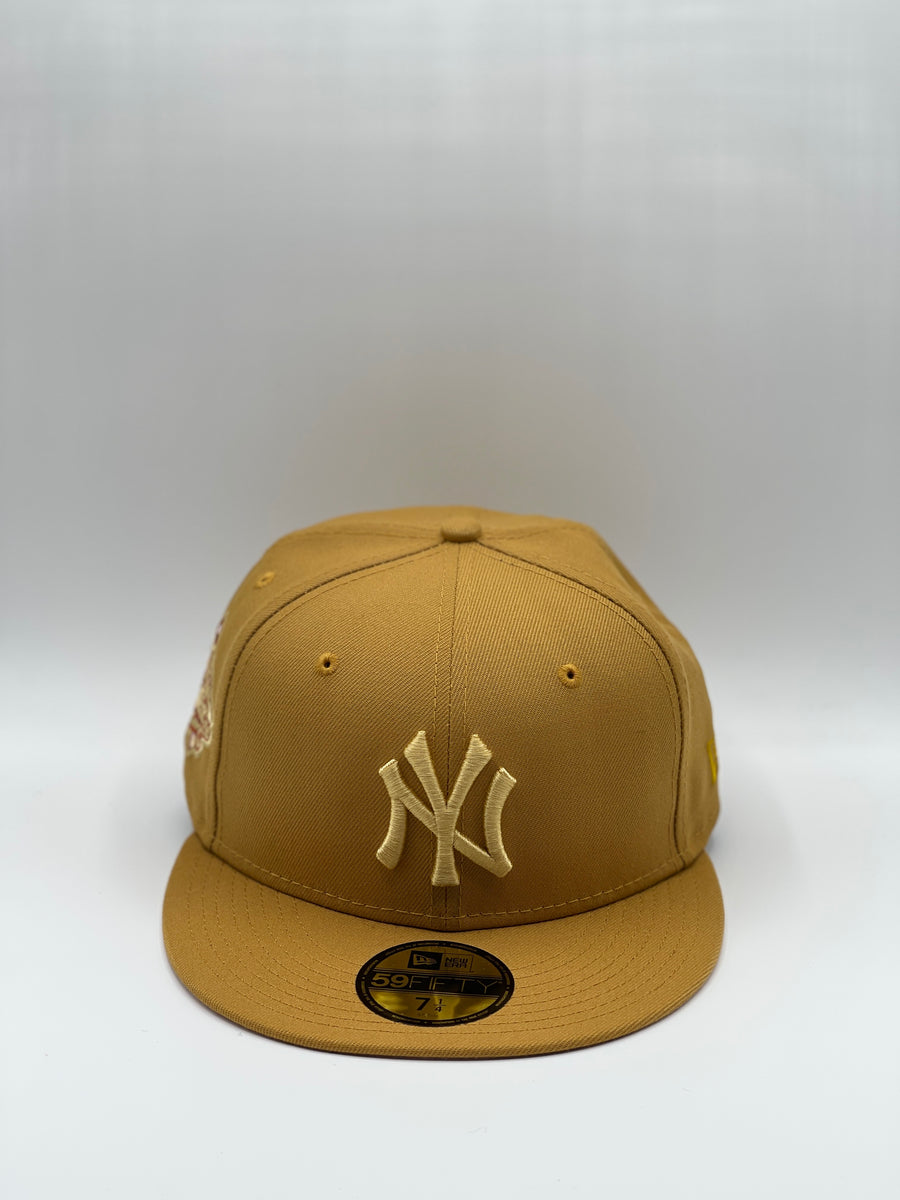 New Era New York Yankees 'Wheat/brown/gold' Suede 59FIFTY Fitted Wheat - Size 758