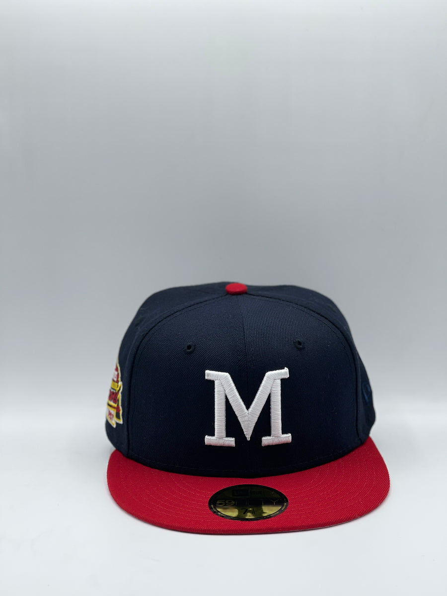 MILWAUKEE BRAVES x 1957 WS NEW ERA 59FIFTY (PINK UV) – Play-Stars Collection