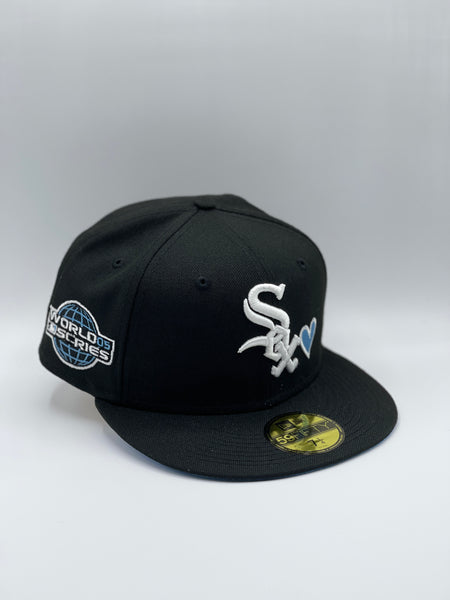 New Era 59FIFTY Fitted Chicago White Sox 2005 WS 7 1/8 / Black / Light Blue