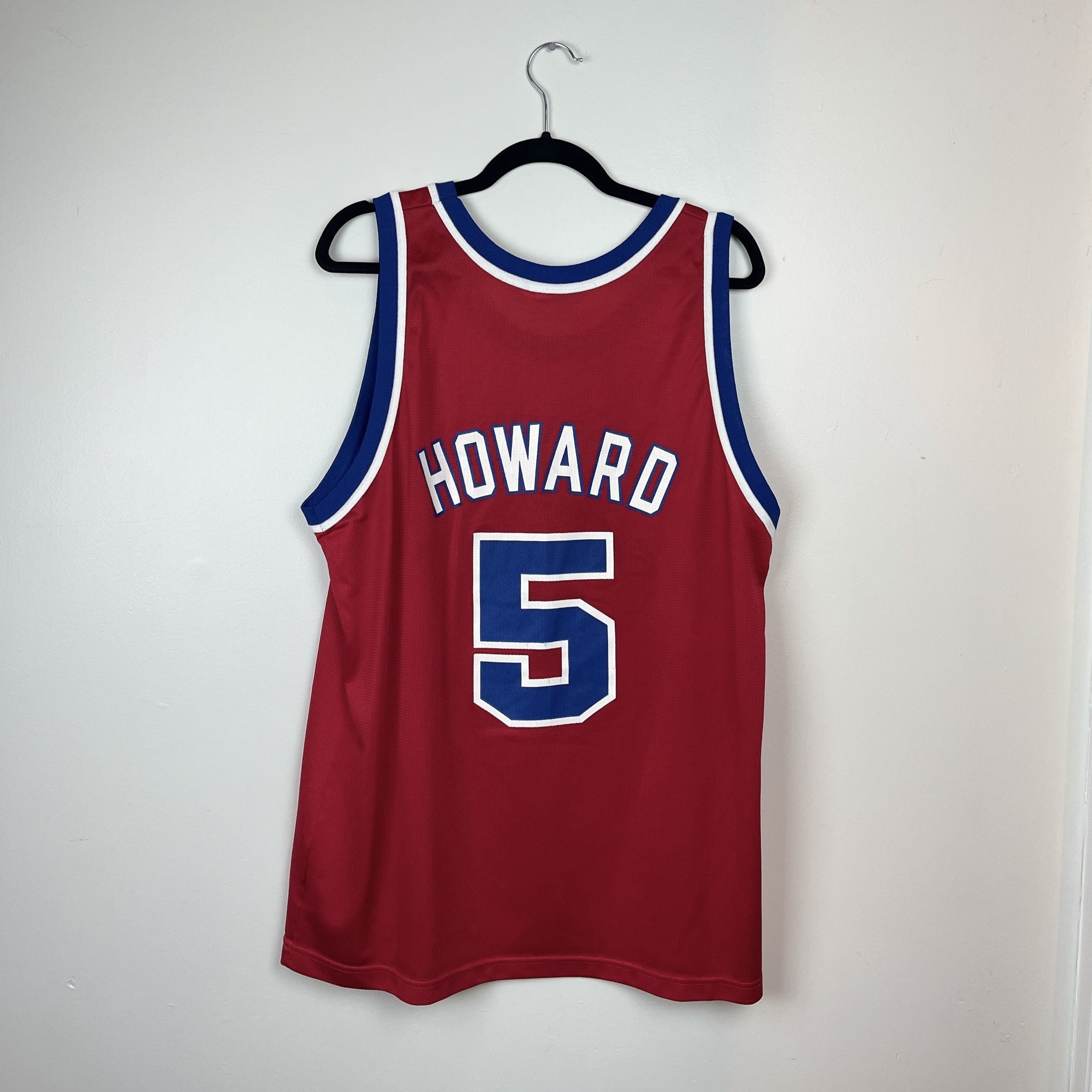 WASHINGTON BULLETS JUWAN HOWARD #5 REPLICA BASKETBALL JERSEY BY CHAMPI -  collectibles - by owner - sale - craigslist