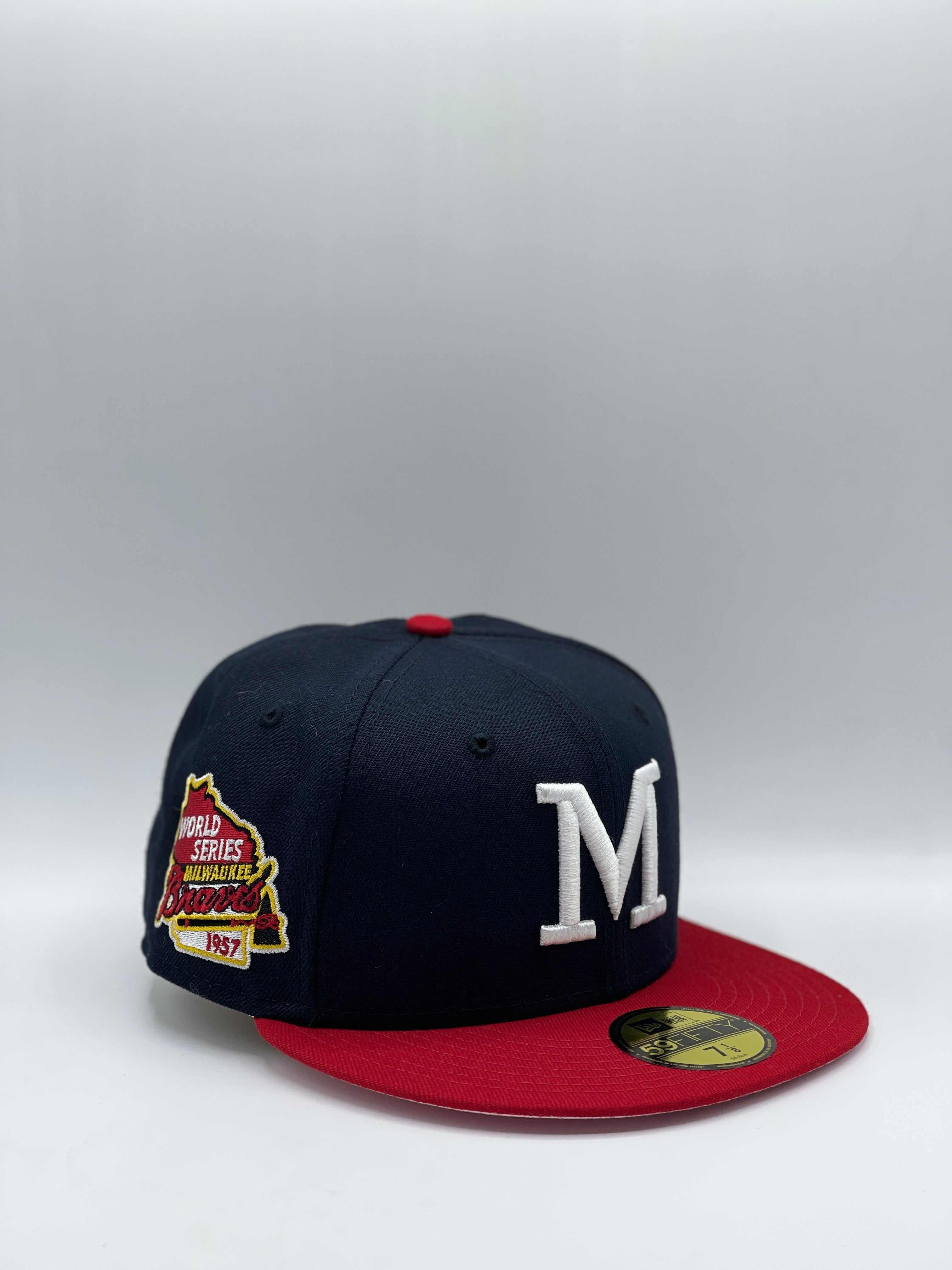 MILWAUKEE BRAVES x 1957 WS NEW ERA 59FIFTY (PINK UV) – Play-Stars Collection