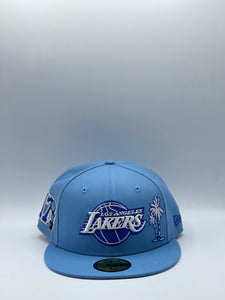 Los Angeles Lakers x 17 Time World Champions NEW ERA 59FIFTY (GREY UV)